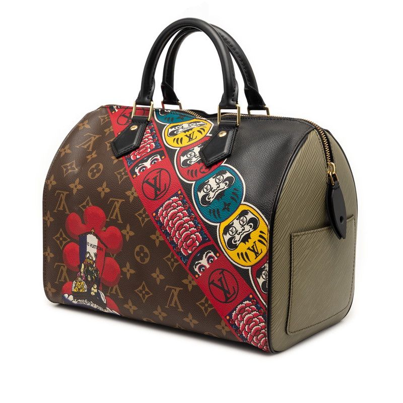 Louis Vuitton Kansai Yamamoto Monogram Epi Speedy 30 Kabuki Daruma Seven Lucky — view 2