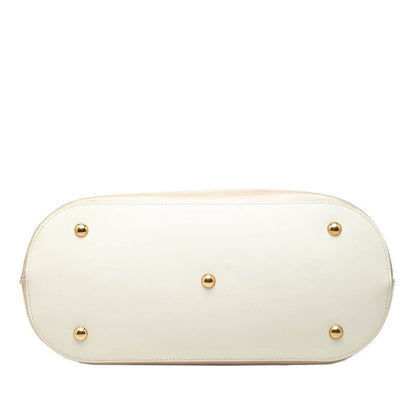 Louis Vuitton Epi Plage Lagunbay Shoulder Bag Tote Gold White Vinyl Leather — view 3