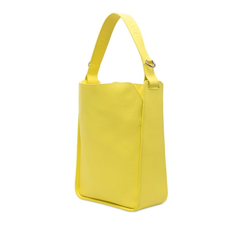 Balenciaga North South Tote Shoulder Bag 2-Way Yellow Leather — view 2