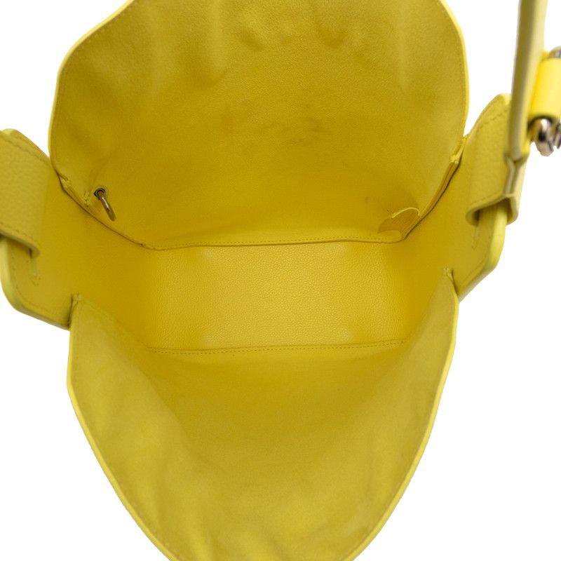 Balenciaga North South Tote Shoulder Bag 2-Way Yellow Leather — view 4