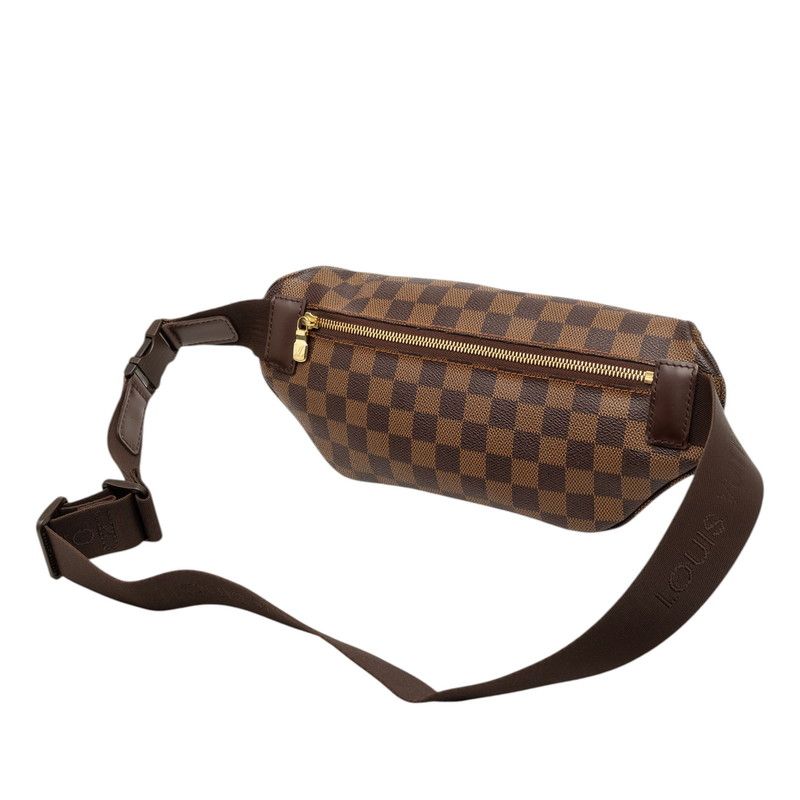 Louis Vuitton Damier Bum Bag Melville Brown Leather — view 2