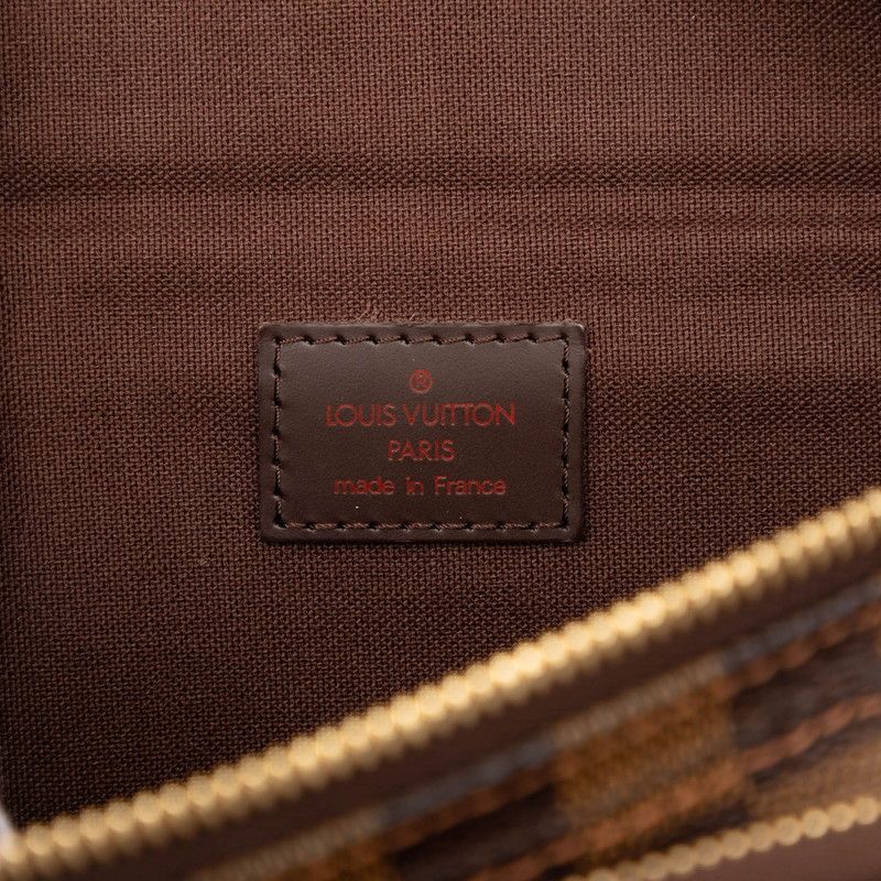 Louis Vuitton Damier Bum Bag Melville Brown Leather — view 5