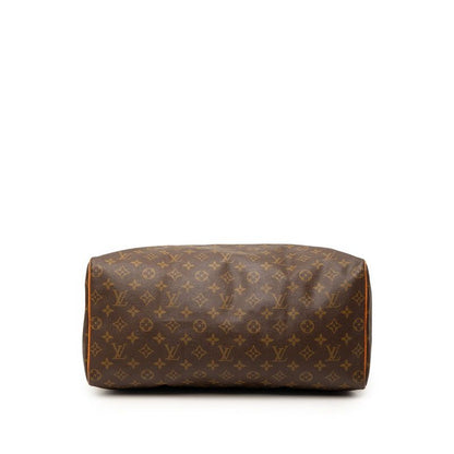 Louis Vuitton Monogram Speedy 40 Boston Bag Brown Leather — view 3