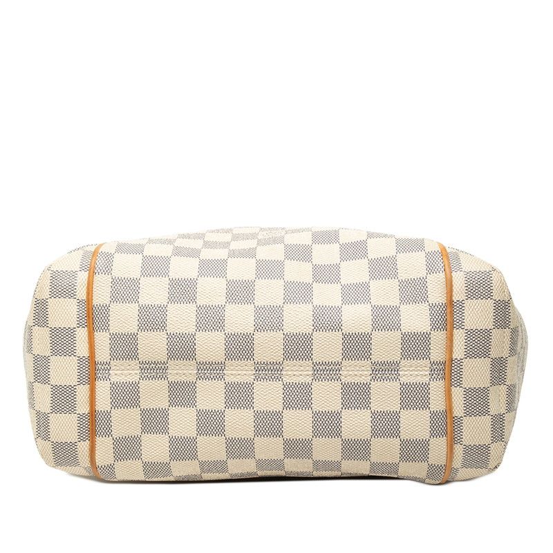 Louis Vuitton Damier Azur Totally PM Tote Shoulder Bag White Leather — view 3