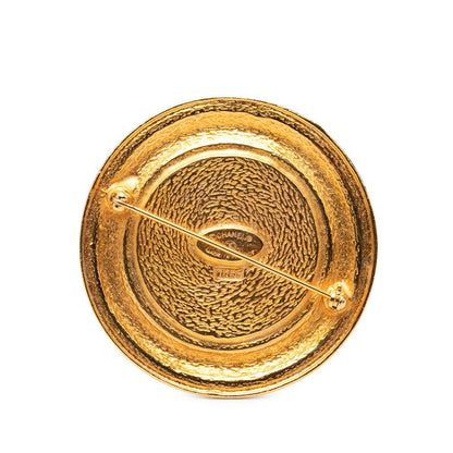 Chanel 31 Rue Cambon Vintage Brooch Gold Plated — view 2
