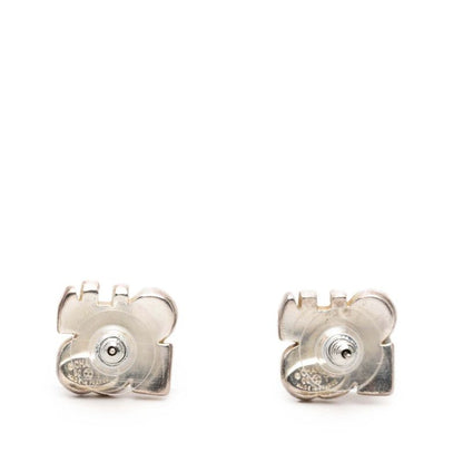 Chanel CC Logo Earrings 00 Silver Metal — view 2