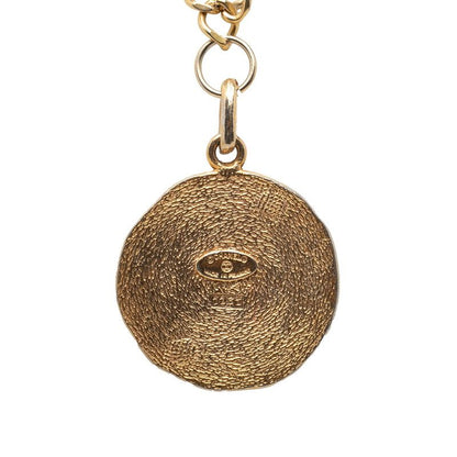 Chanel 31 Rue Cambon Vintage Coin Motif Chain Pendant Necklace Gold Plated — view 2