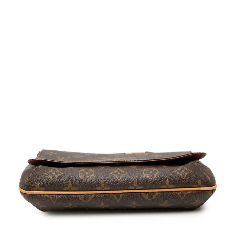 Louis Vuitton Monogram Musette Tango Short Shoulder Bag Brown Leather — view 3