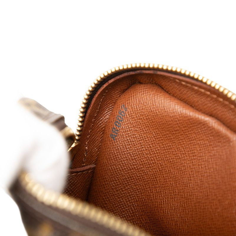 Louis Vuitton Monogram Amazon Crossbody Shoulder Bag Brown Leather — view 7