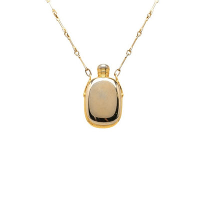 Gucci Perfume Bottle Chain Pendant Necklace Gold Plated — view 2