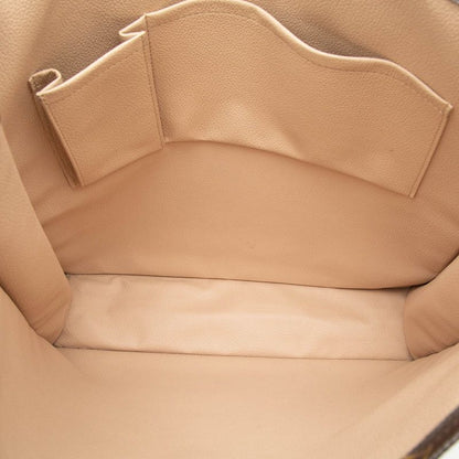 Louis Vuitton Monogram Sac Plat Tote Brown Leather — view 4