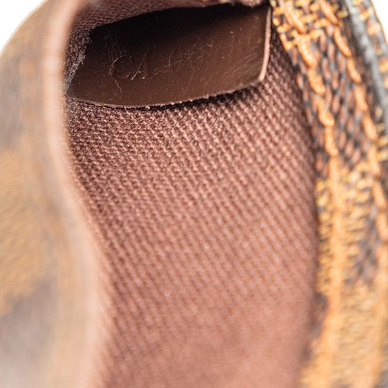 Louis Vuitton Damier Geronimos Belt Bag Brown Leather — view 6