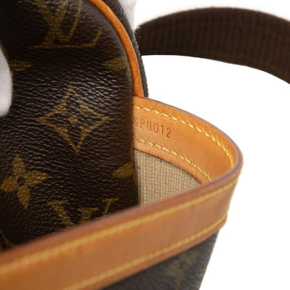 Louis Vuitton Monogram Reporter PM Crossbody Shoulder Bag Brown Leather — view 6