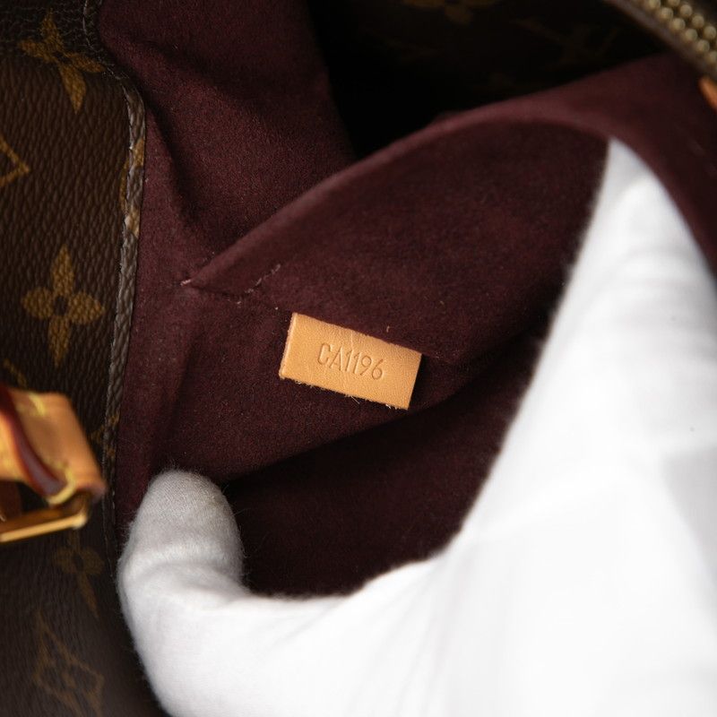 Louis Vuitton Monogram Montaigne MM 2-Way Shoulder Bag Brown Leather — view 6
