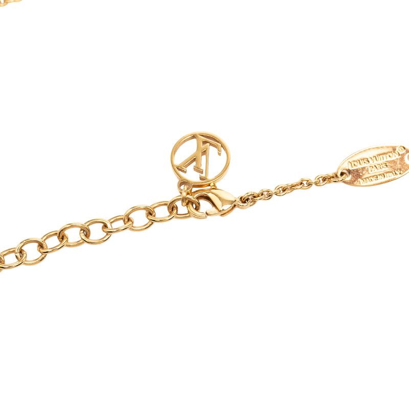 Louis Vuitton Essential Chain Pendant Necklace Gold Plated — view 4