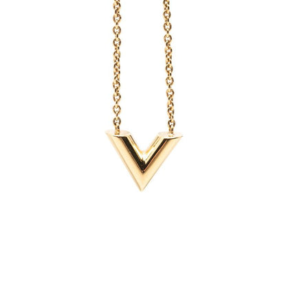 Louis Vuitton Essential Chain Pendant Necklace Gold Plated — view 2