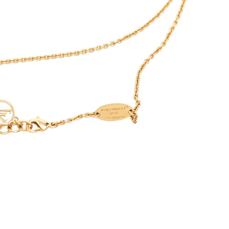 Louis Vuitton Essential Chain Pendant Necklace Gold Plated — view 5