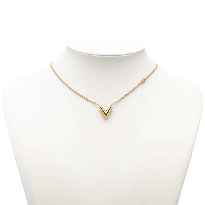 Louis Vuitton Essential Chain Pendant Necklace Gold Plated — view 7