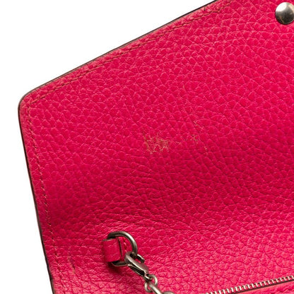 Gucci Dionysus Crossbody Chain Wallet Shoulder Bag Pink Leather Crystal — view 4