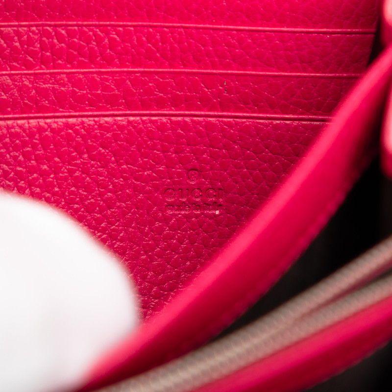 Gucci Dionysus Crossbody Chain Wallet Shoulder Bag Pink Leather Crystal — view 6