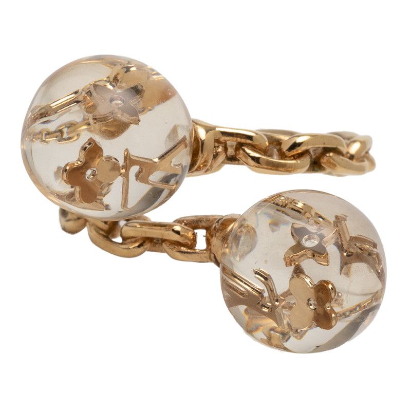 Louis Vuitton Vert Jonc Fawn Ring Gold Plated Resin