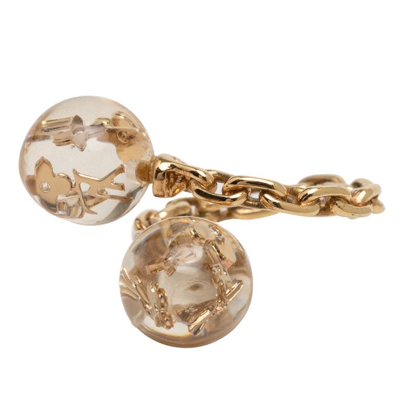 Louis Vuitton Vert Jonc Fawn Ring Gold Plated Resin — view 2