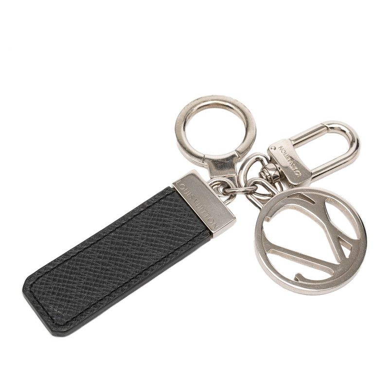 Louis Vuitton Taiga Porte Cles LV Club Key Ring Key Holder Bag Charm Ardoise — view 2