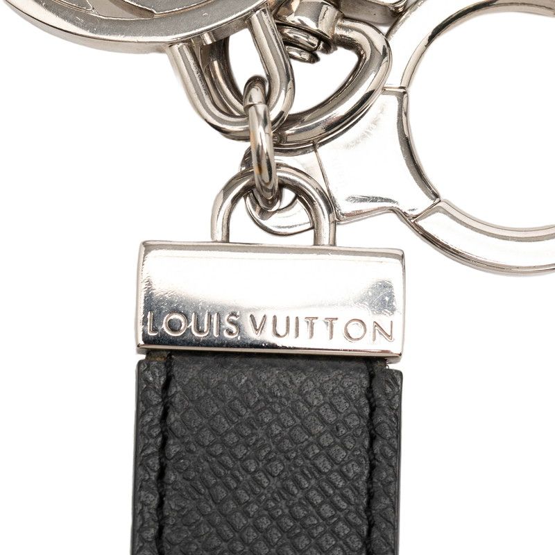 Louis Vuitton Taiga Porte Cles LV Club Key Ring Key Holder Bag Charm Ardoise — view 4