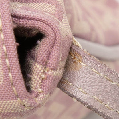Fendi Zucchino Crossbody Shoulder Bag Light Purple Canvas Leather — view 5