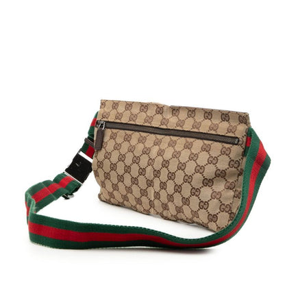Gucci GG Canvas Waist Bag Beige Brown — view 2