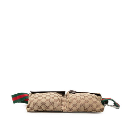 Gucci GG Canvas Waist Bag Beige Brown — view 3