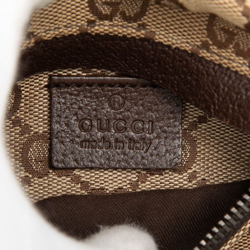 Gucci GG Canvas Waist Bag Beige Brown — view 7