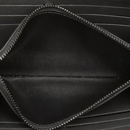 Louis Vuitton Monogram Zippy Wallet Horizontal Zip Around Black Leather — view 4