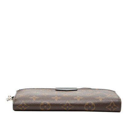 Louis Vuitton Monogram Macassar Zippy Dragonne L-shaped Zipper Wallet Brown — view 3