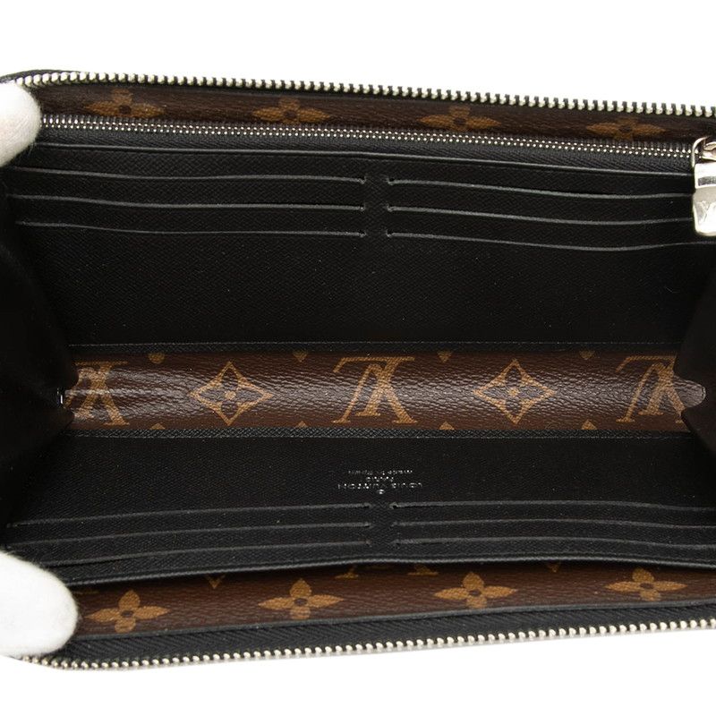 Louis Vuitton Monogram Macassar Zippy Dragonne L-shaped Zipper Wallet Brown — view 4