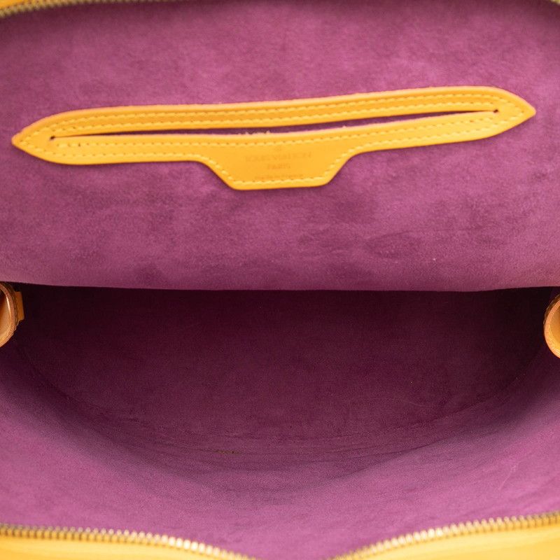 Louis Vuitton Epi Gobelin Backpack Tassili Yellow Leather — view 4