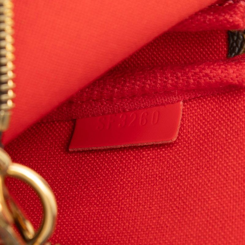 Louis Vuitton Monogram Mini Pochette Vivienne Chain Mini Bag Pouch Brown — view 6