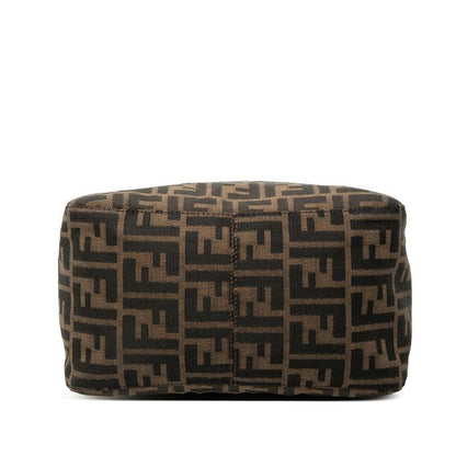 Fendi Zucca Mamma Baguette Shoulder Bag Brown Canvas Leather — view 3