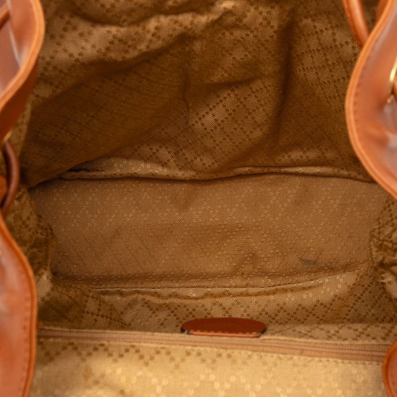 Gucci Bamboo Backpack Brown Leather — view 5
