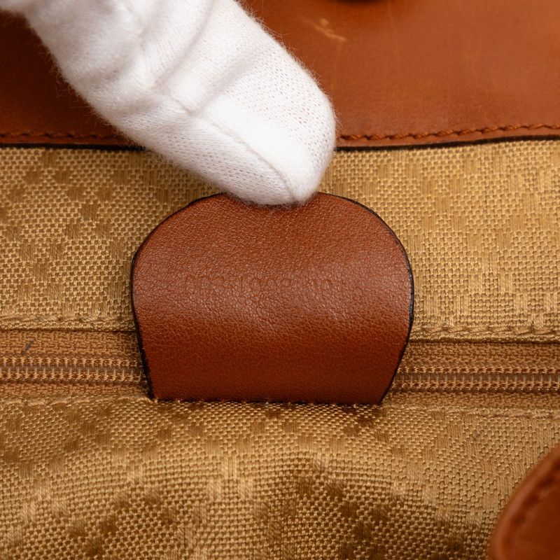 Gucci Bamboo Backpack Brown Leather — view 7