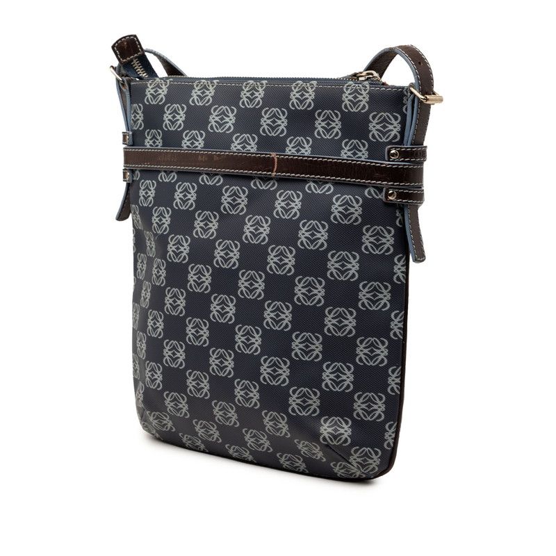 Loewe Repeat Anagram Crossbody Shoulder Bag Navy — view 2