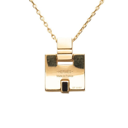 Hermes Irene Pendant Necklace Gold Plated — view 2