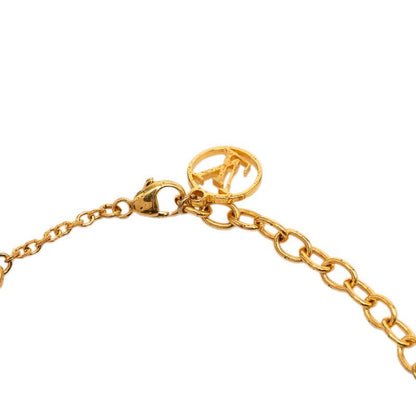 Louis Vuitton Monogram Flower Full LV Circle Bracelet Gold Plated — view 4