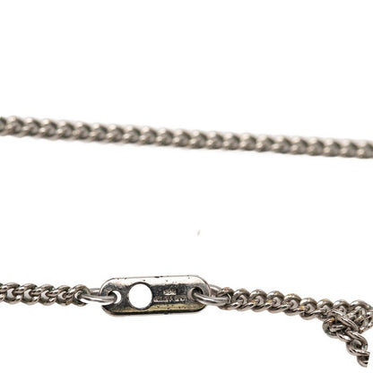 Louis Vuitton Monogram Eclipse Collier Charm Necklace Black Silver Metal — view 6