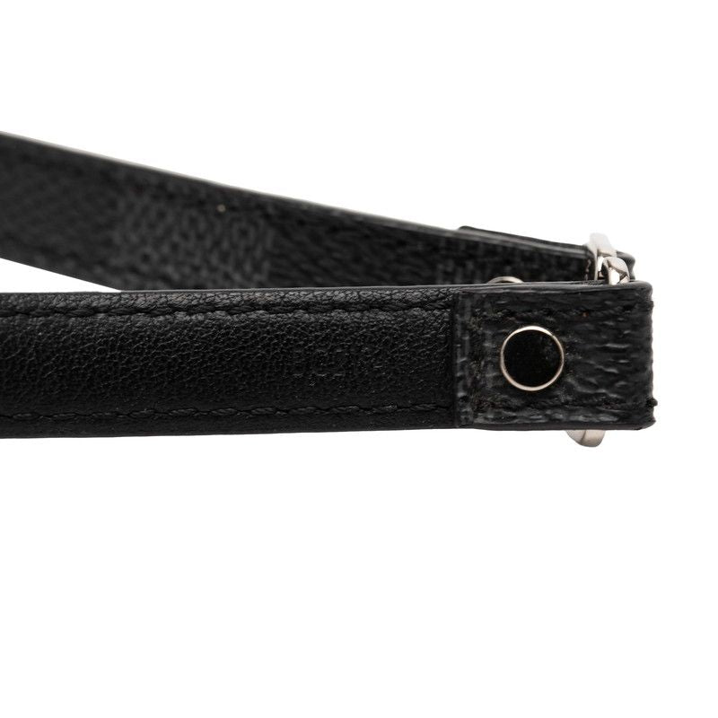 Louis Vuitton Damier Graphite Snap It Bracelet Black Metal — view 6