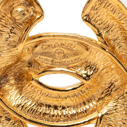 Chanel Quilted CC Logo Brooch Gold Plated — view 3
