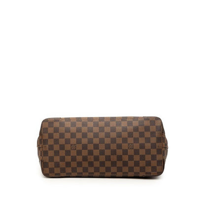 Louis Vuitton Damier Hampstead MM Shoulder Bag Brown Leather — view 3