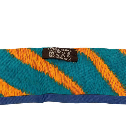Hermes Twilly Pelages ET Camouflage Wild and Scarf Multicolor Silk — view 4