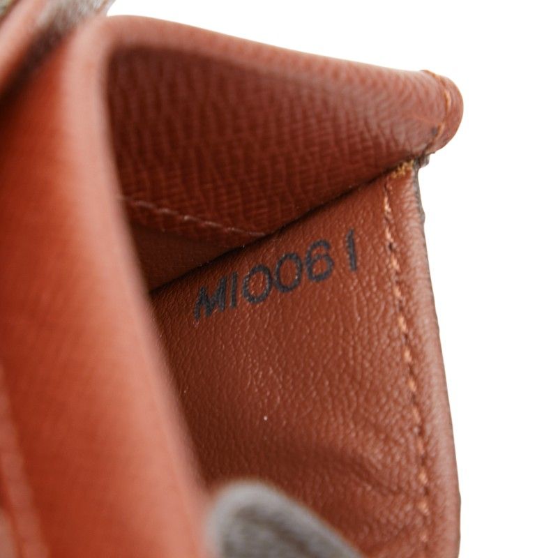 Louis Vuitton Monogram Porte-Monnaie Coin Case Brown Leather — view 8