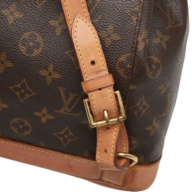 Louis Vuitton Monogram Montsouris MM Backpack Brown Leather — view 8